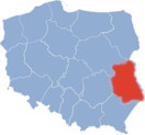 Szamba betonowe lubelskie  - mapka