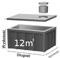 Szambo betonowe 12 kubików szamba betonowe ceny - 12 m3